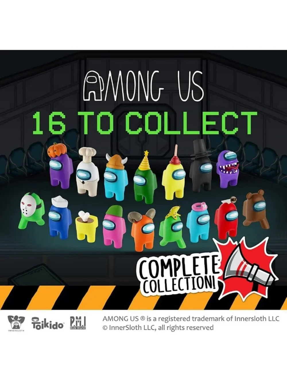Among Us Mini Crewmate Figures Set | 16 Collectibles, 2 Hidden Impostors & Bonus
